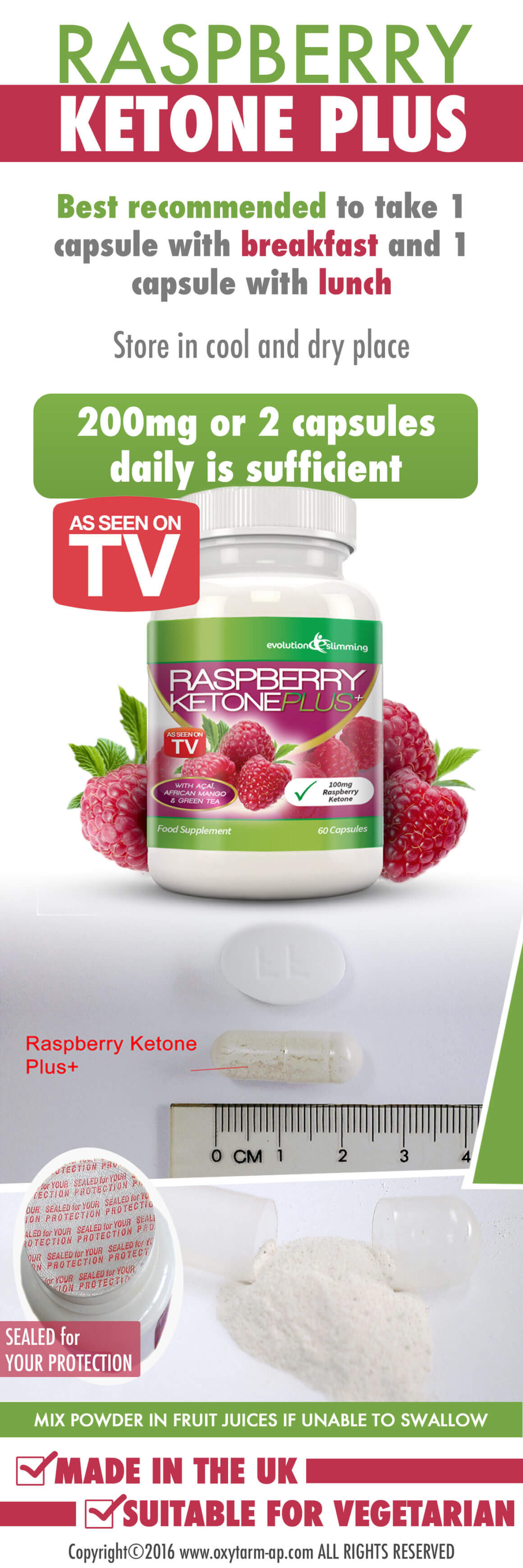 Raspberry Ketone Plus+™ [AS SEEN ON TV] (Over 1 million sold, official ...